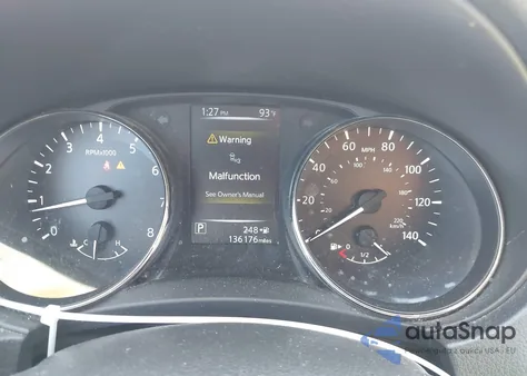 2017 Nissan Rogue Sl из США, поврежденный, VIN JN8AT2MT8HW391486